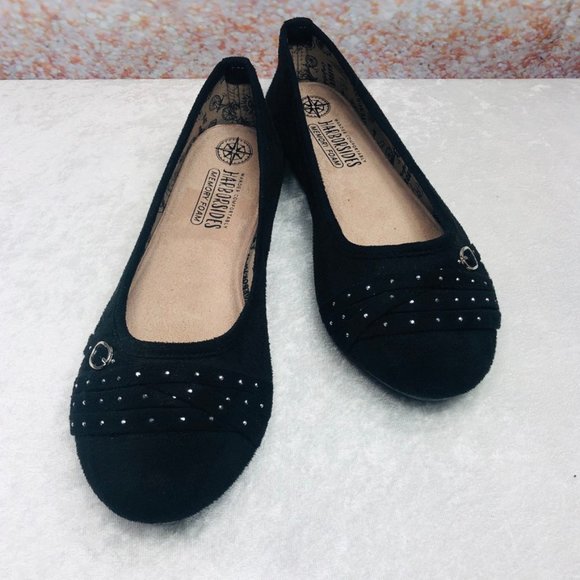 HarborSides Shoes - Harborsides Memory Foam Black Ballet Flats Size 8